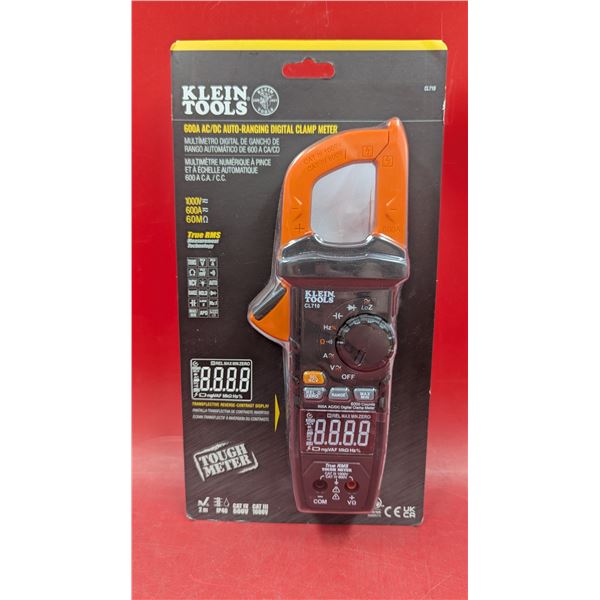 Klein Tools 600A AC/DC Auto-Ranging Digital Clamp Meter