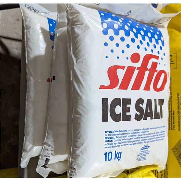 3 Bags of Sifto Ice Salt
