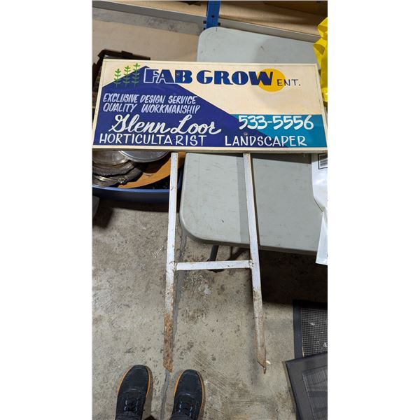 Fab Grow Advertising Sign