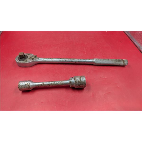 Heavy Duty 3/4" Ratchet and Extention