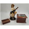 Image 1 : VTG Figure and Jewellery Boxes