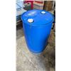 Image 1 : 55 Gallon Blue plastic drum