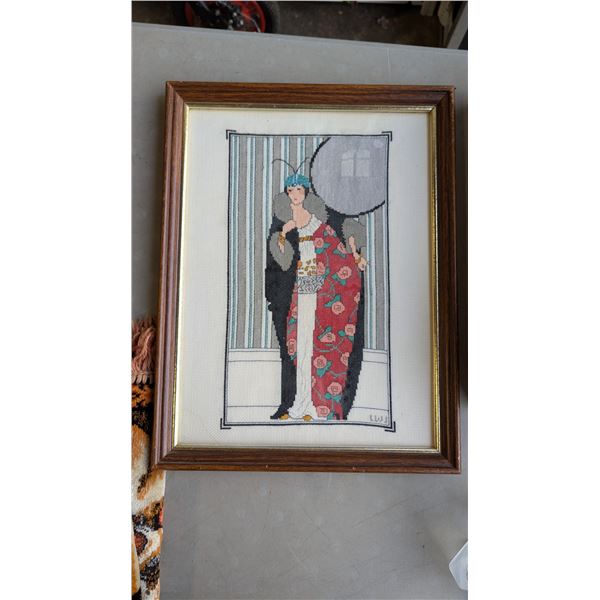 Crossstiched Framed Piece