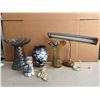 Image 1 : VTG Glass Vases and Lamps