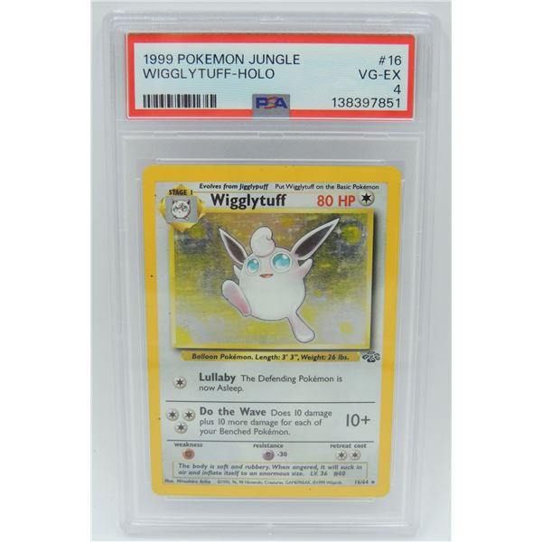 #31 PSA 4 1999 Pokémon Jungle Wigglytuff Holo #16