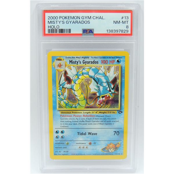#39 PSA 8 2000 Pokémon Gym Chal Misty's Gyarados