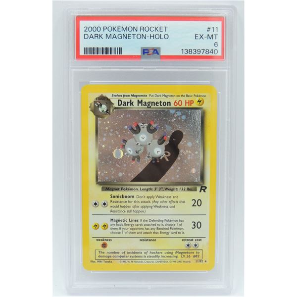 #48 PSA 6 Pokémon Rocket Dark Magneton Holo #11