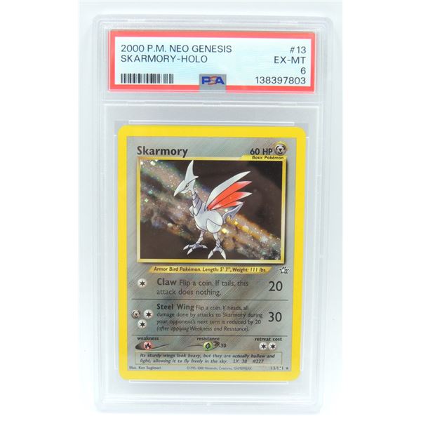 #65 PSA 6 Pokémon Neo Genesis Skarmory Holo #13