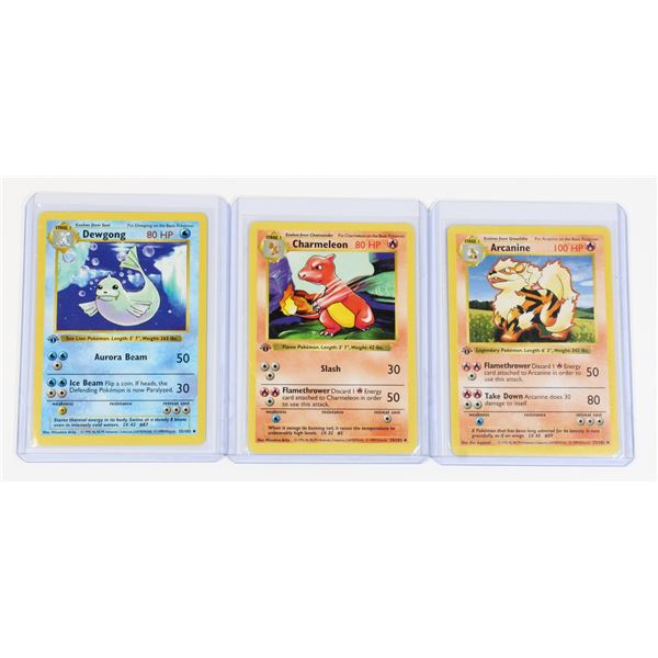 #79  Pokémon Lot Arcanine Charmeleon Dewgong