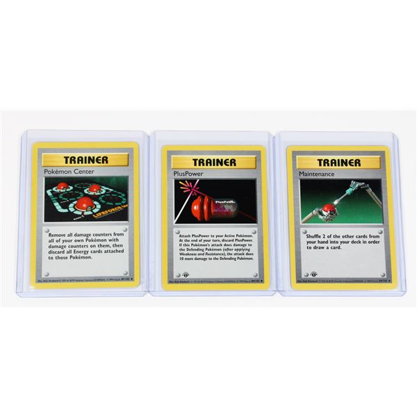 #99 Pokémon Lot 1999 Trainer Maintenance Pluspower