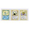 Image 1 : #106 Pokémon Lot 1999 Snorlax Vaporeon Pidgeot