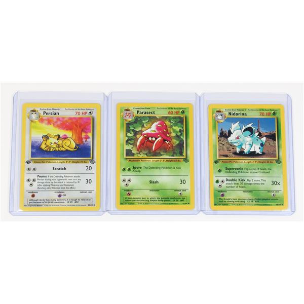 #110 Pokémon Jungle Persian Parasect Nidorina