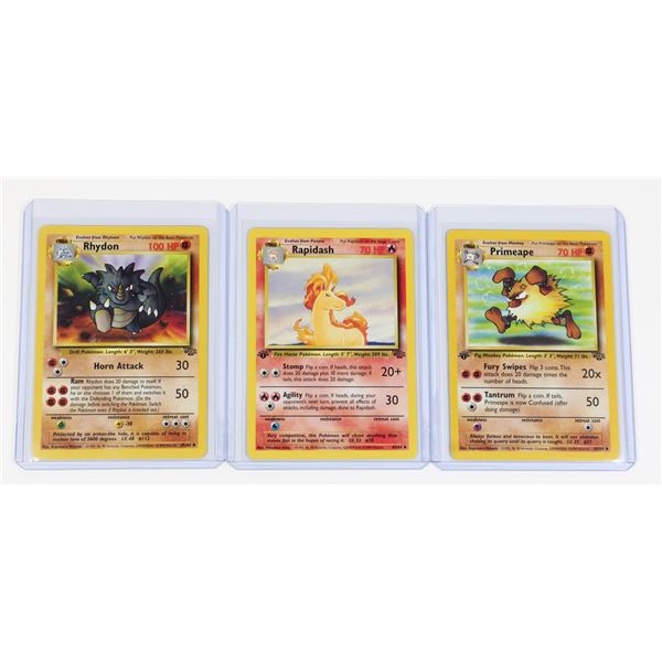#111 Pokémon Jungle Rhydon Rapidash Primeape