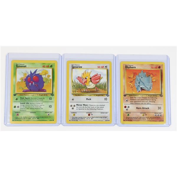 #117 Pokémon Jungle 1999 Rhyhorn Spearow Venonat