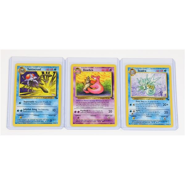 #126 Pokémon Fossil Seadra Slowbro Tentacruel