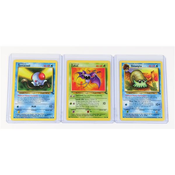 #130 Pokémon Fossil Omanyte Tentacool Zubat