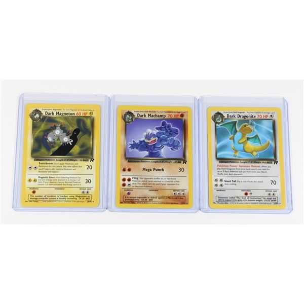 #134 Team Rocket Dark Dragonite Machamp Magneton