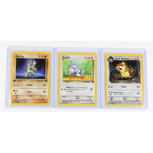 #142 Team Rocket Dark Raticate Dratini Machop