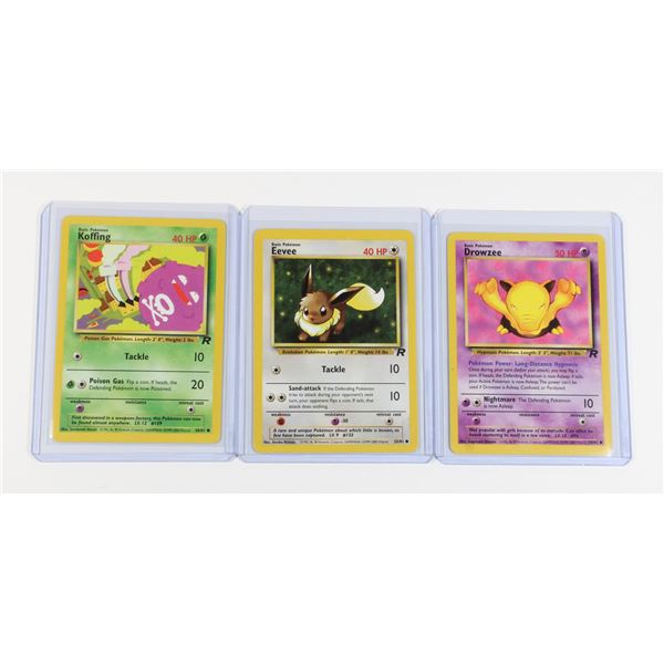 #143 Pokémon Team Rocket Drowzee Eevee Koffing