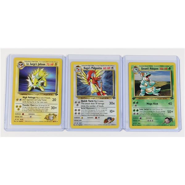 #153 Giovanni's Nidoqueen Koga's Pidgeotto Lt.
