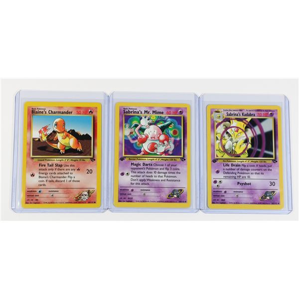 #163  Sabrina's Kadabra MrMime Blaine's Charmander