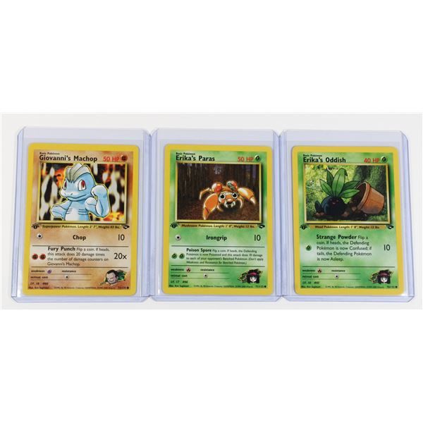 #167 Erika's Oddish Paras Giovanni's Machop