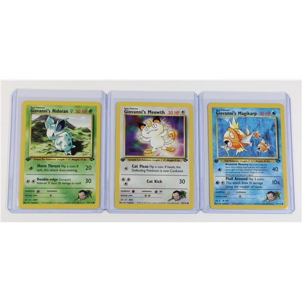 #168  Pokémon Giovanni's Magikarp Meowth Nidoran