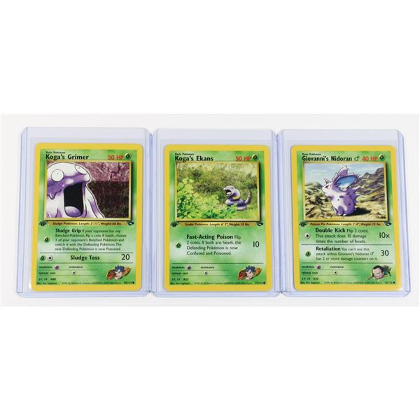 #169 Giovanni's Nidoran Koga's Ekans Koga's Grimer