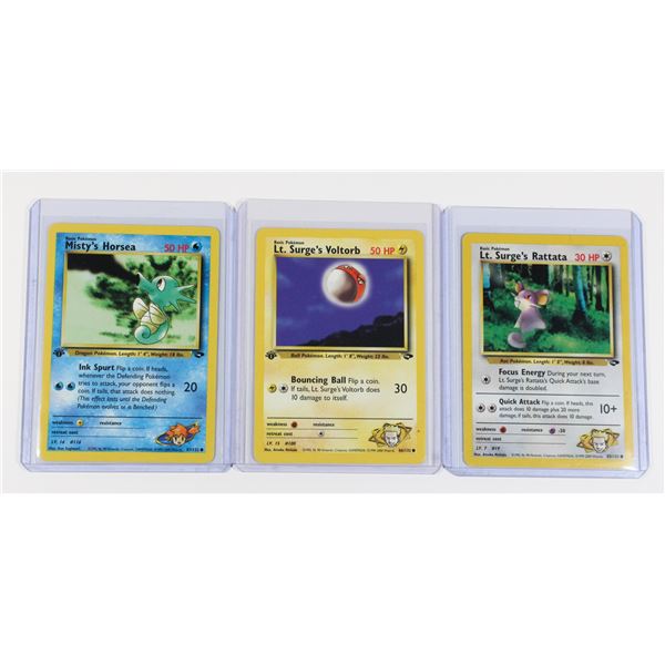 #172 Lt. Surge's Rattatta Voltorb Misty's Horsea