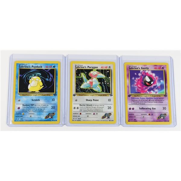 #176  Pokémon Sabrina's Gastly Porygon Psyduck