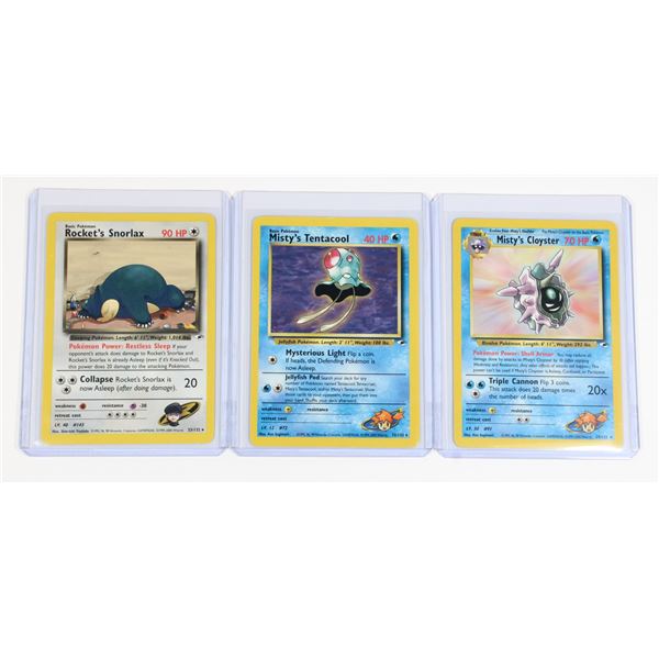 #186 Misty's Cloyster Tenacool Rocket's Snorlax