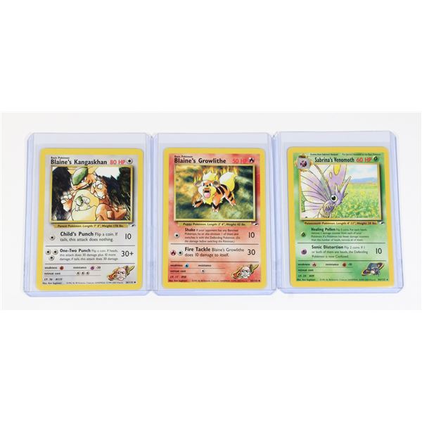 #187 Sabrina's Venomoth Blaine's Growlithe