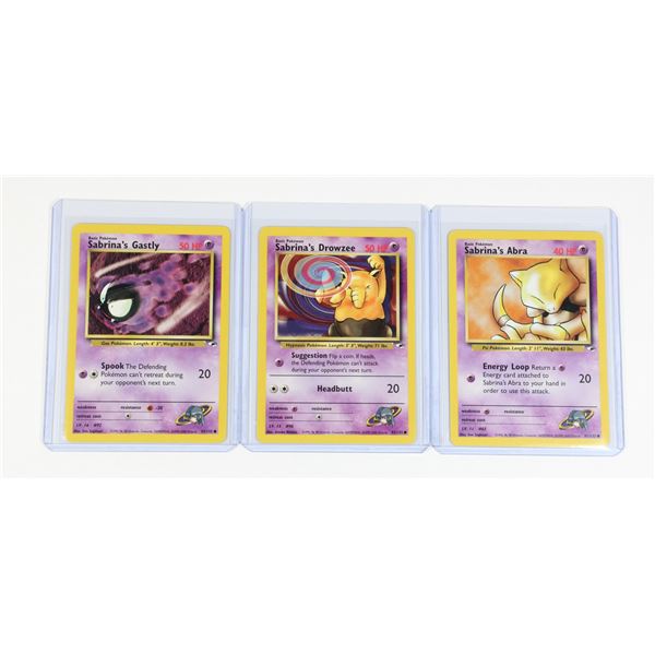 #205 Gym Challenge Sabrina's Abra Drowzee Gastly