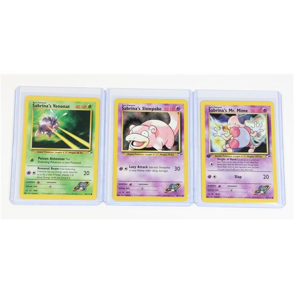 #206 Pokémon Sabrina's Mr. Mime Slowpoke Venonat