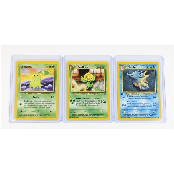 #221 Neo Genesis Seadra Sunflora Chikorita