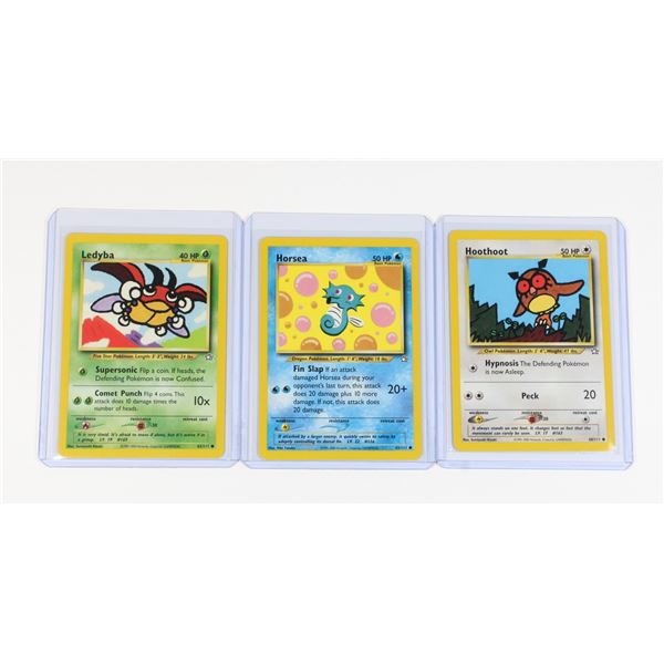 #224 Pokémon Neo Genesis Hoothoot Horsea Ledyba