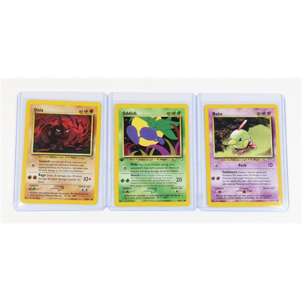 #226 Pokémon Neo Genesis Natu Oddish Onix