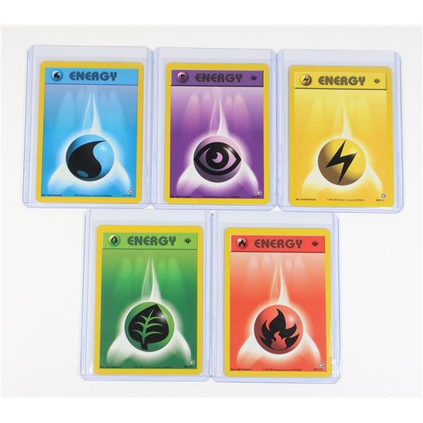 #233 Neo Genesis Lot 5 Energy Cards 107-111/111
