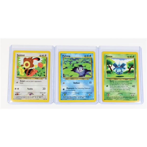 #238 2001 Neo Discovery Pineco Poliwag Sentret