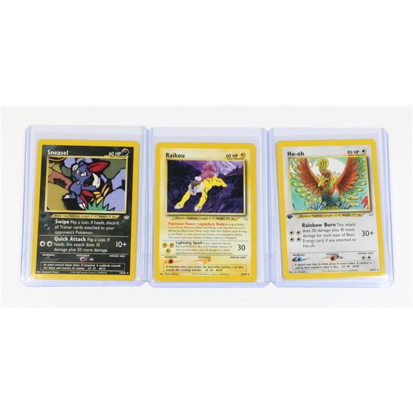 #242 Pokémon Lot Ho-oh Raikou Sneasel