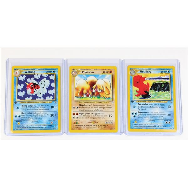 #245 Pokémon Card Lot Octillery Piloswine Seaking