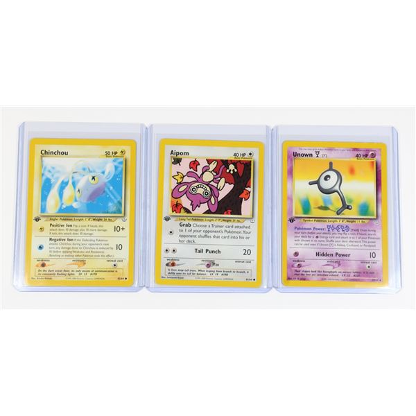 #246 Pokémon Lot Unown Aipom Chinchou