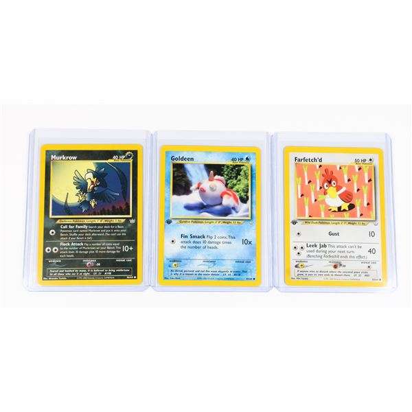 #247 Pokémon Lot Farfetch'd Goldeen Murkrow