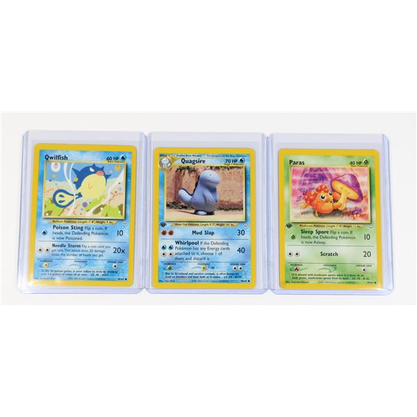 #248 Pokémon Lot Paras Quagsire Qwillfish