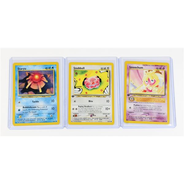 #250 Pokémon Lot Smoochum Snubbull Staryu