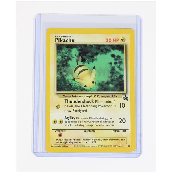 #253 Pokémon Pikachu 27/53 Promo Card 2000