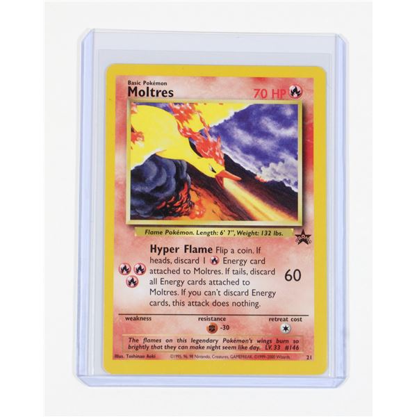 #254 Pokémon Moltres 21 Promo Card 2000