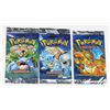 Image 1 : #267 Lot of 3 1999 Pokémon Opened Packages