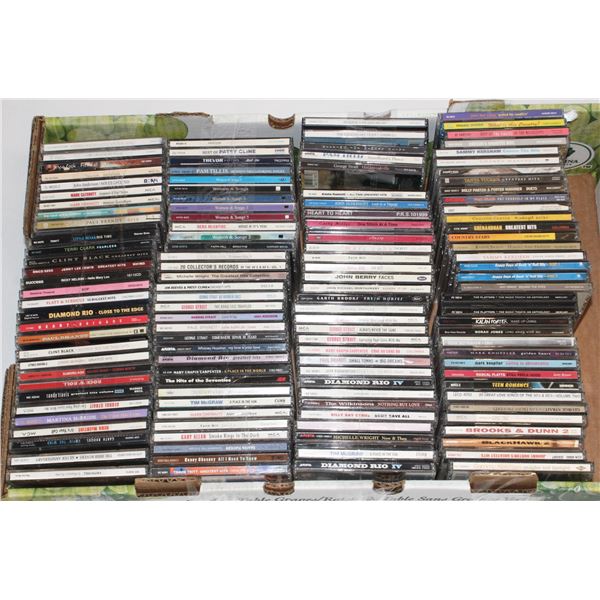 #271 120+ Bulk CD's, Country Rock and Assorted