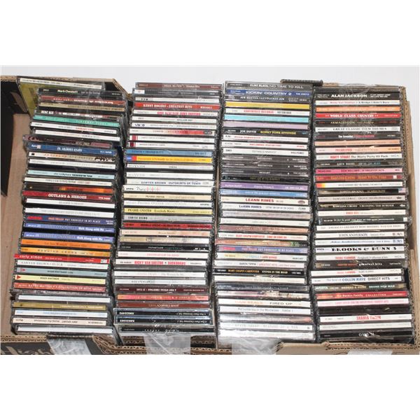 #272 110+ Bulk CD's, Country Rock and Assorted